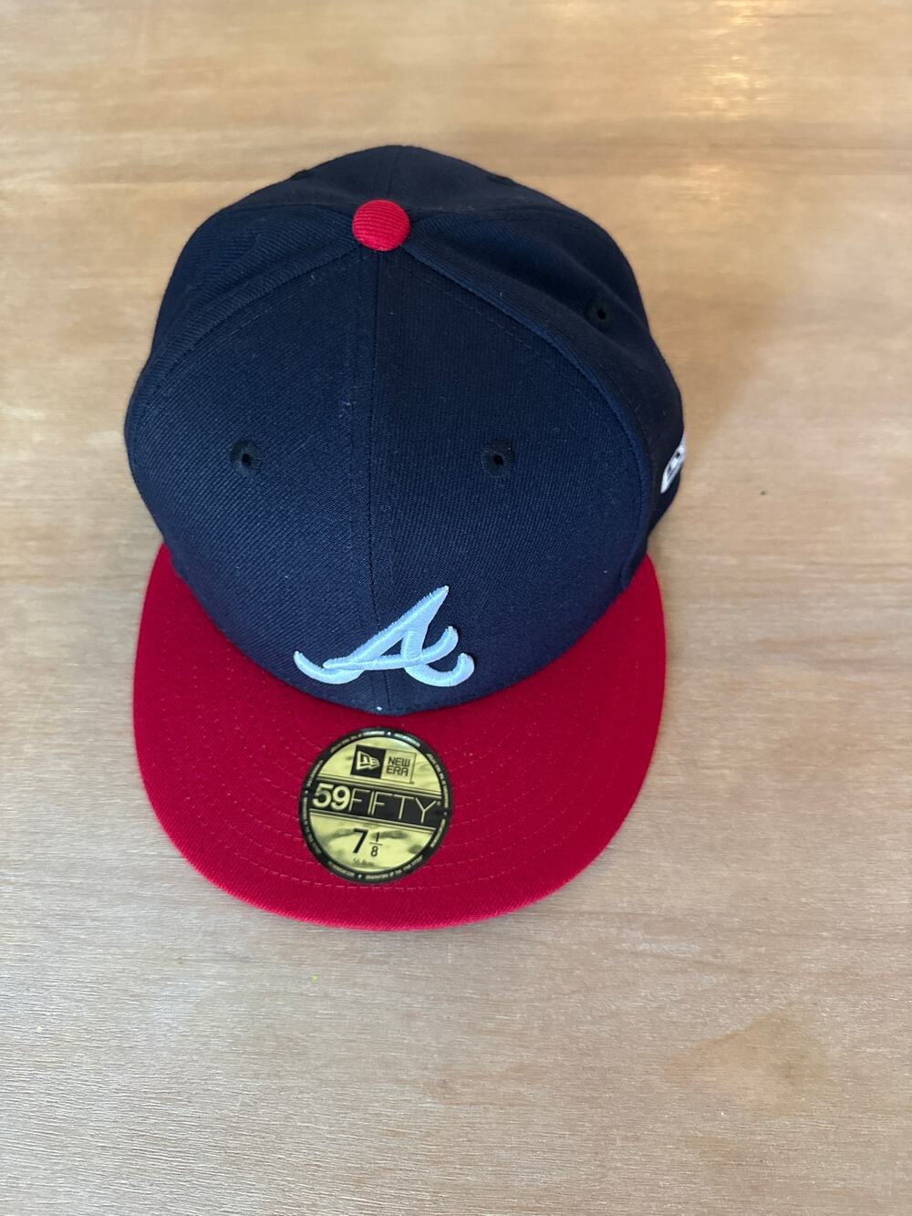 Men's New Era Atlanta Braves Authentic Collection 59FIFTY Fitted Hat 7 1/8